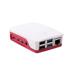 Raspberry Pi 4 Case Red White - Stylish and Durable Protection for Your Pi (RPI4 CASE RED/WHITE)